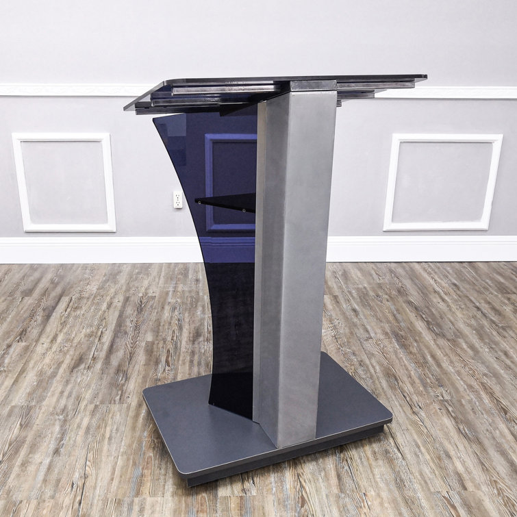 Fixturedisplays Delux Podium Made From Steel, Acrylic, And Wood (MDF